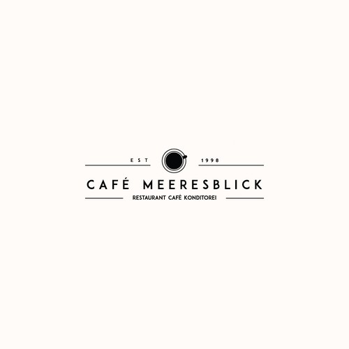 Bold logo for coffee shop