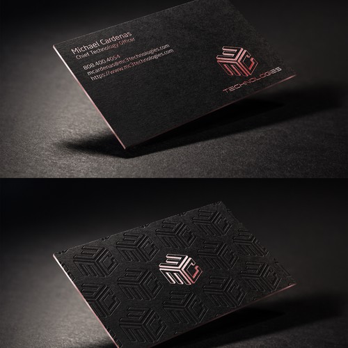 Logo Tweak and Business Card Design For MC3 Technologies
