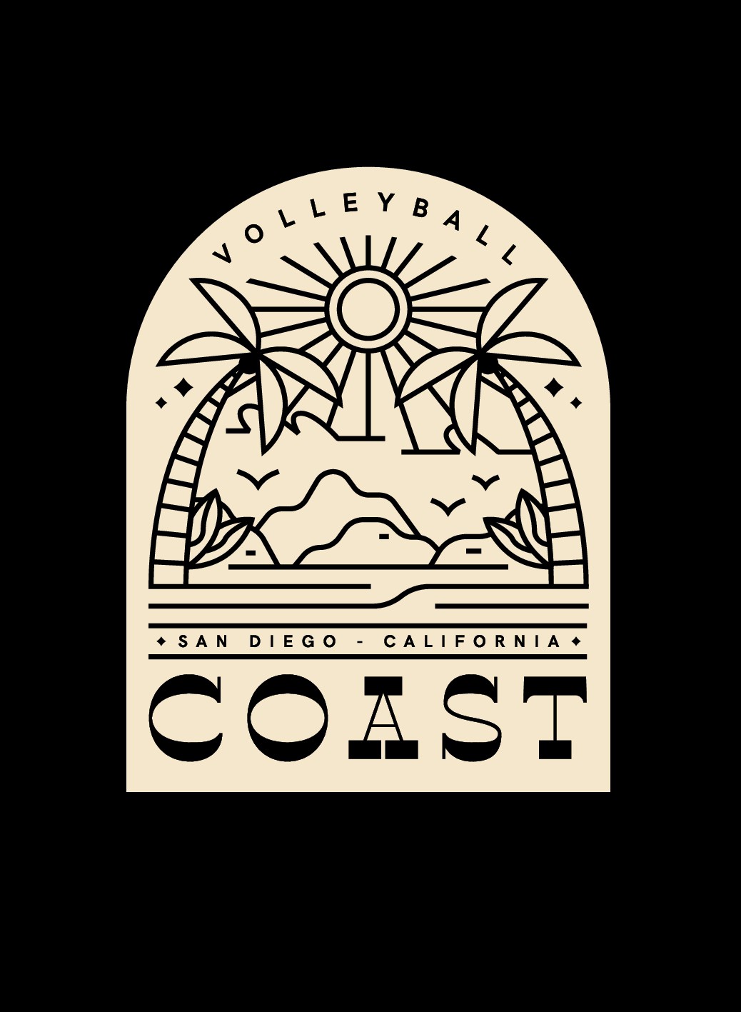 SHIRT DESIGN FOR A SOUTHERN CALIFORNIA SPORTS CLUB