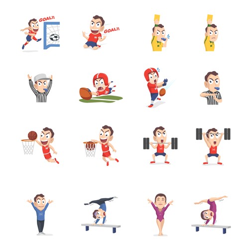 Sticker Sport iMessage for NanoStak 