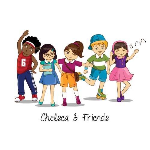 Chelsea & Friends Character Design