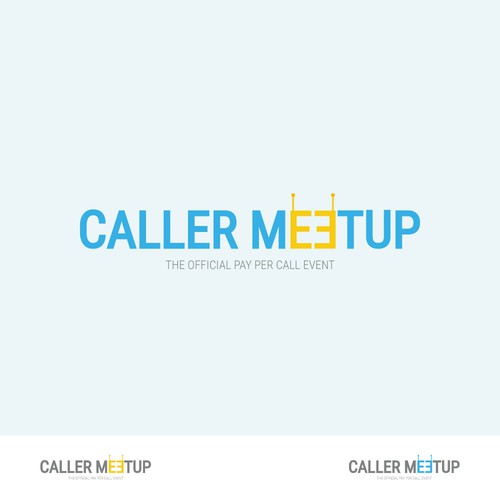 Logo concept for 'Caller Meetup' event