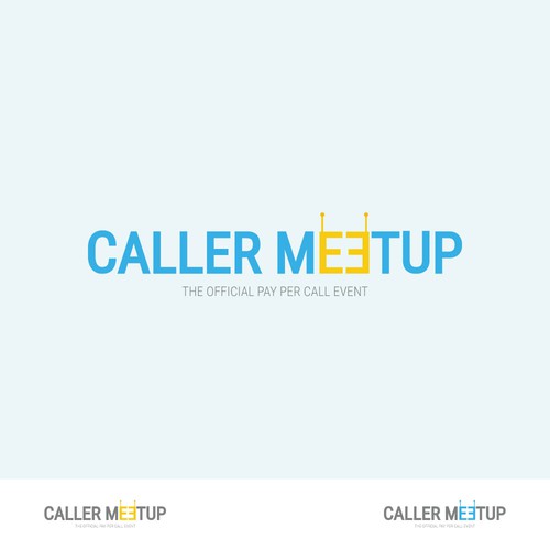 Logo concept for 'Caller Meetup' event