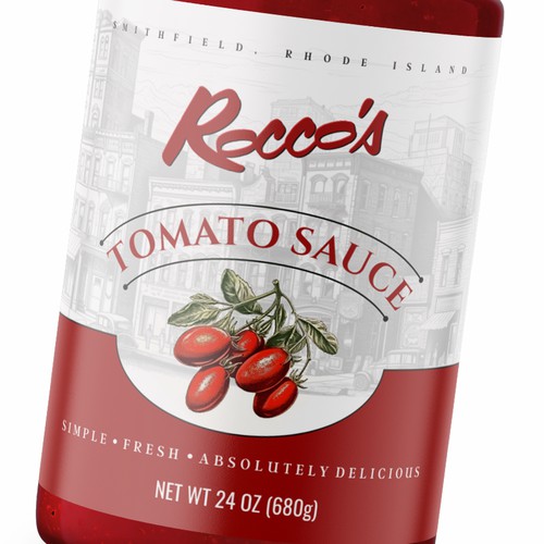 Tomato Sauce Label, USA