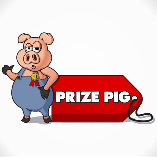 Create a professional logo with a little pig
