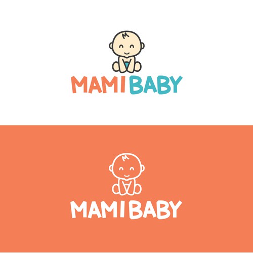 Cute logo for mamibaby