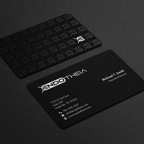 Business Card Design For A Medical Device Startup