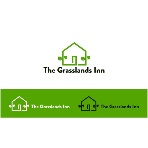 logo concept for a mid-scale (green) hotel
