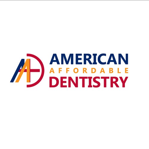 Letter mark logo for a dental clinic