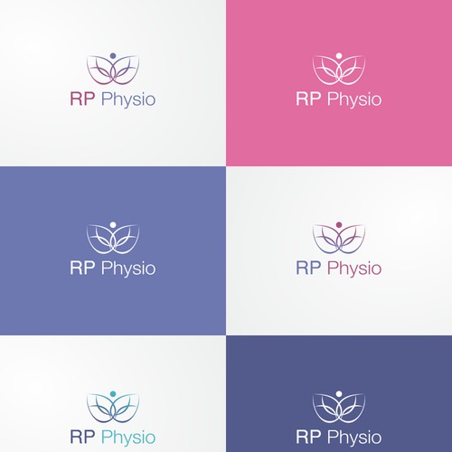 Logo concept for yoga and physiotherapy