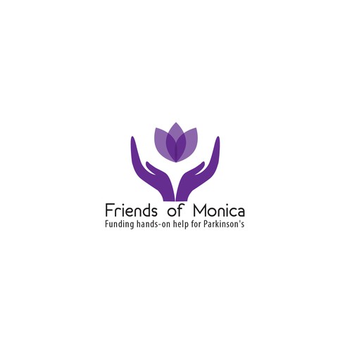 Blod and clean logo for Friend of Monica