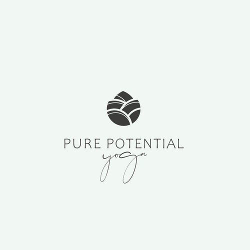 Pure Potential Yoga logo design