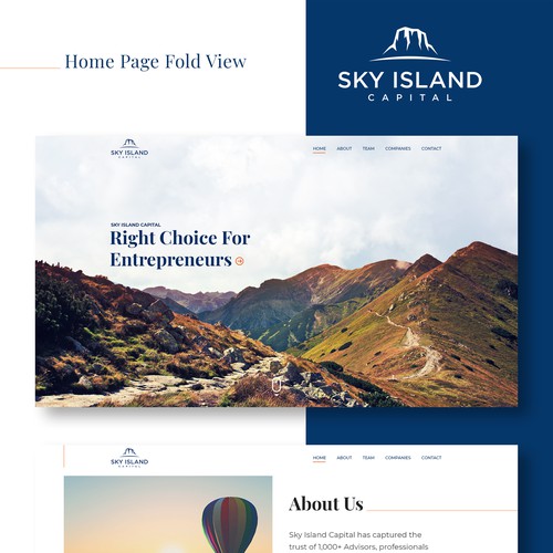 SKY Island Home page