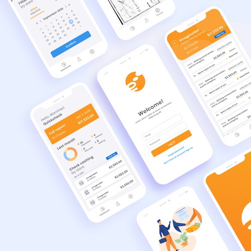 Check cashing App - UI Design