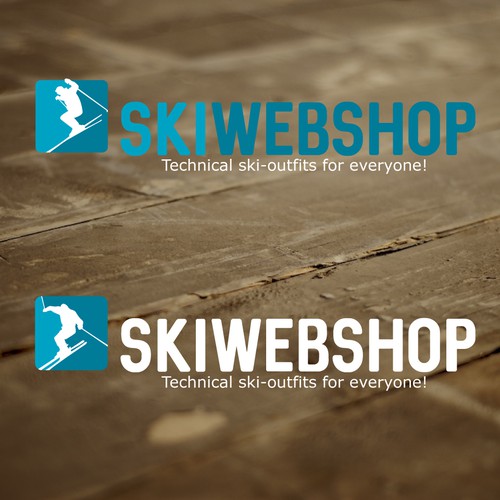 Logo for a ski webshop