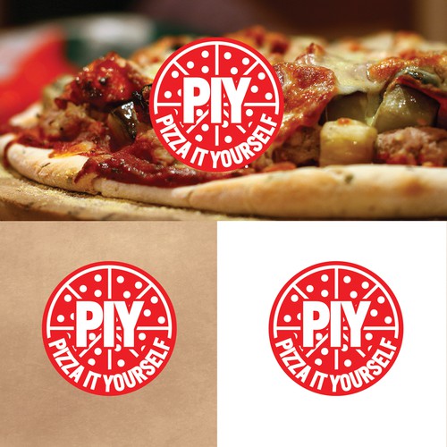 Logo concept for do-it-yourself pizza's at home