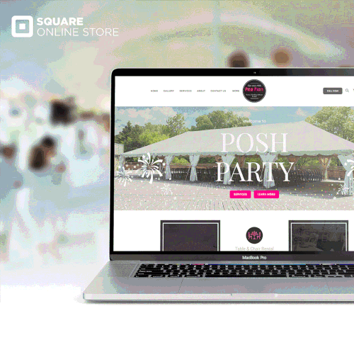Tent Party Rent for Square Online Site