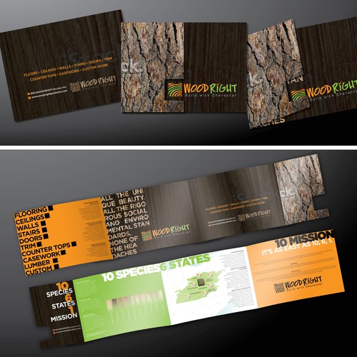 TIRED OF BORING tri-fold brochure designs?! So are we! Check out our concept and get creative!