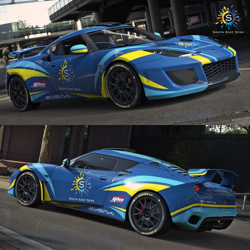 Wrap for Lotus race car
