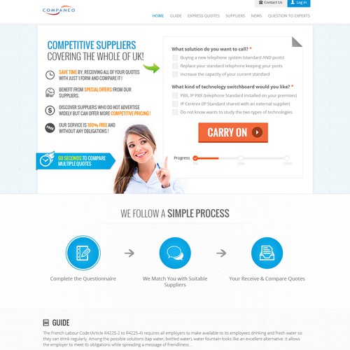♥ Create B2B Lead Gen Landing Page♥