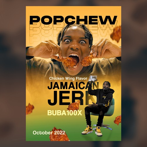 Popchew poster design