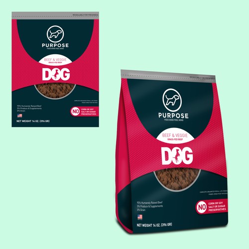Package concept for pet food