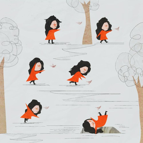Children characters illustration