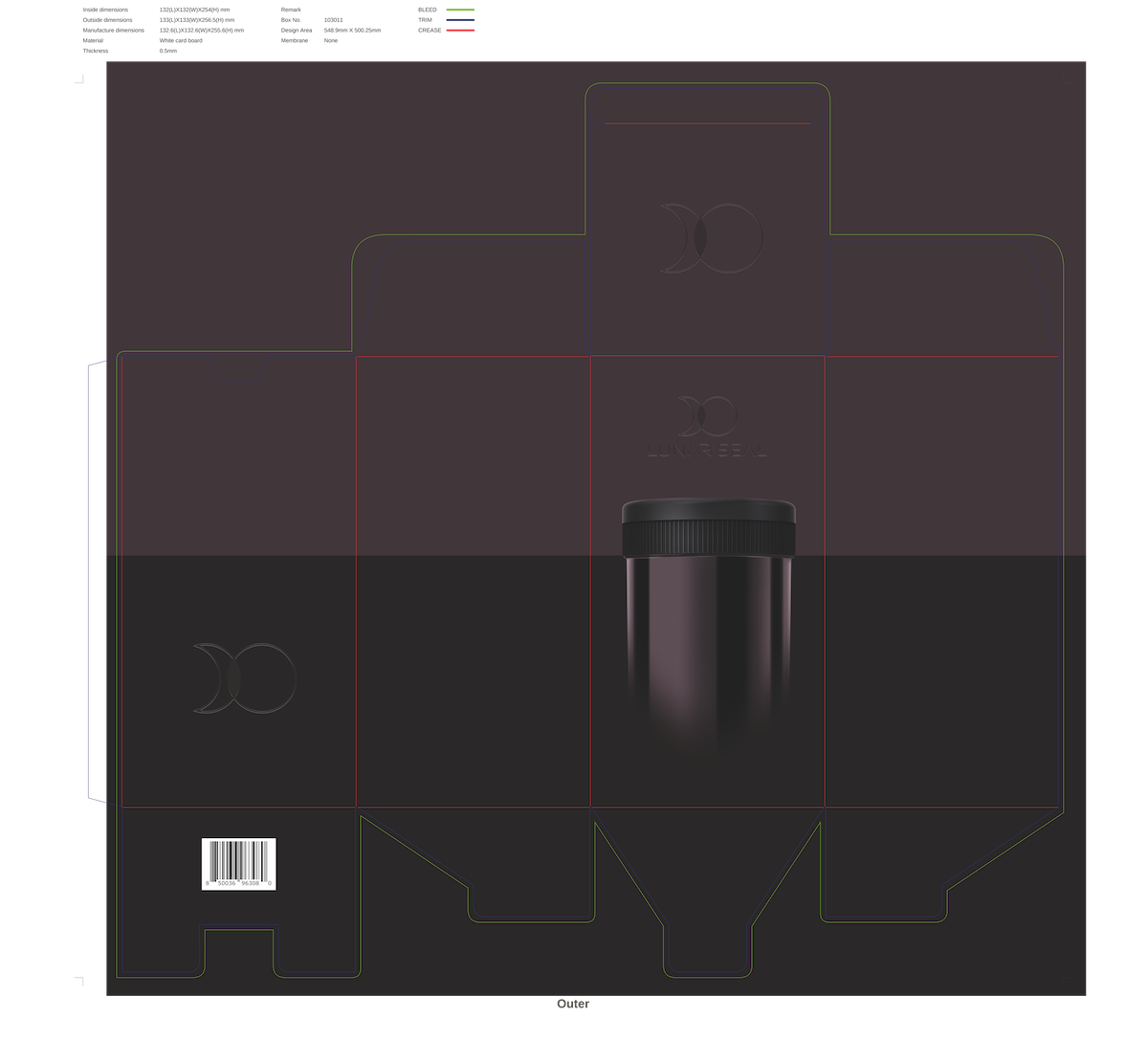 Lunar Seal Vacuum Seal (Food/Coffee) Canister