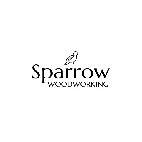 Design a logo for "Sparrow Woodworking"