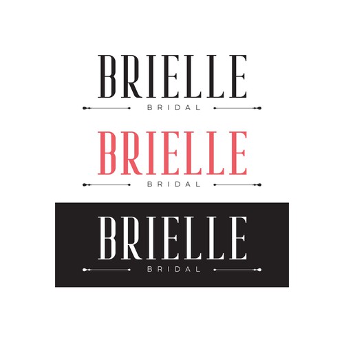 Logo design for Brielle bridal