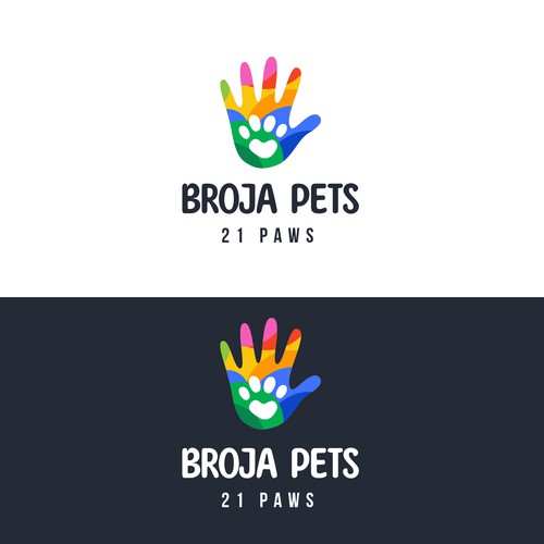 Logo for pet shop