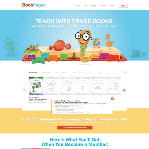 Educational books | Website Design