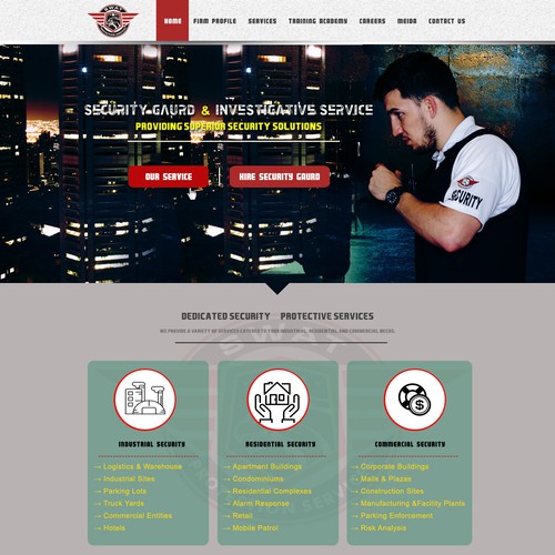 simple web page for swat company 