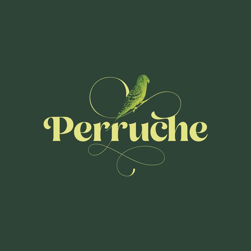 Sophiscated and refined logo for a cafe - Perruche