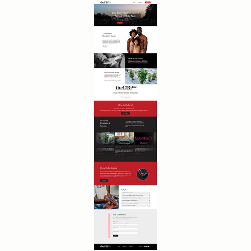 Nonprofit Social Impact Website Design