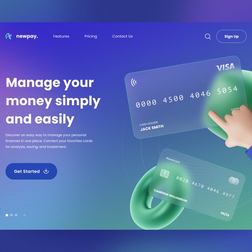 Newpay - Hero Header