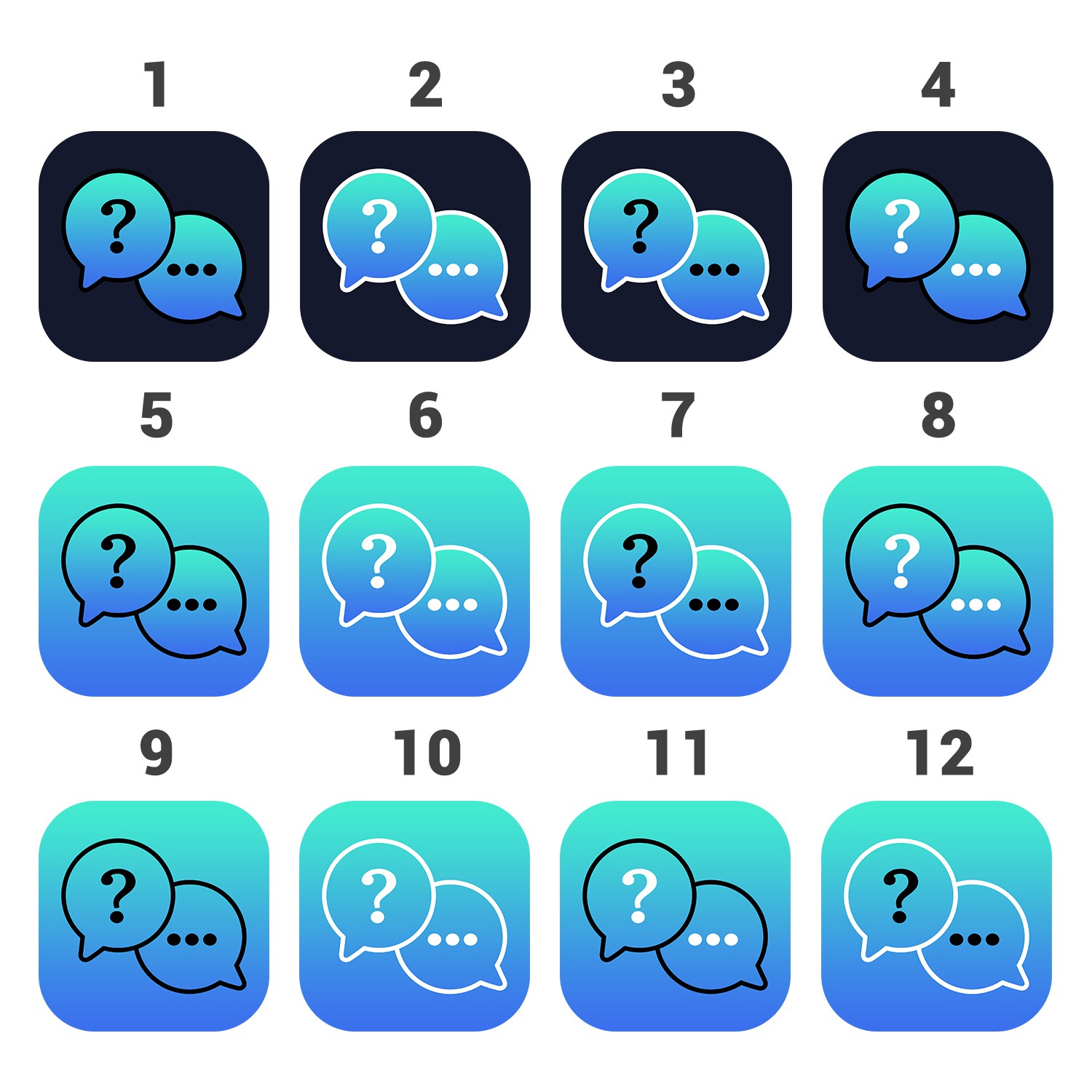 APP ICON design for Messaging app ~ GUARANTEED ~ $50 add on
