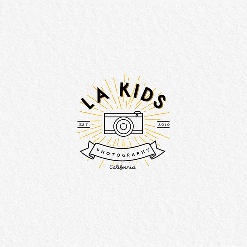 Create a fresh new LOGO for LA Kids Photography