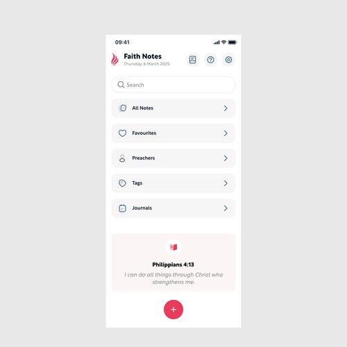Note taking app
