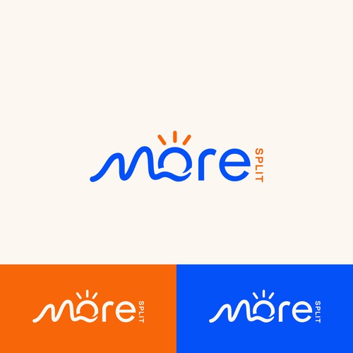More Split Logo Design