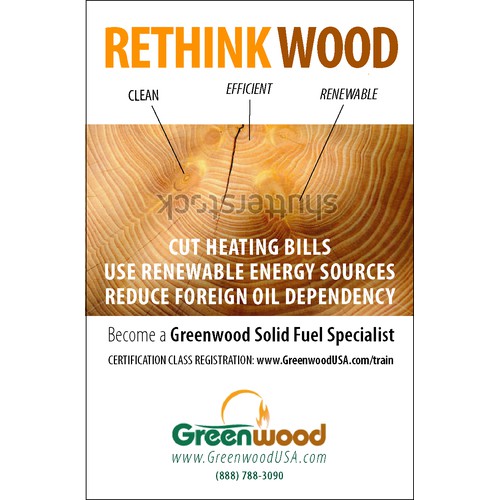 postcard or flyer for Greenwood Clean Energy