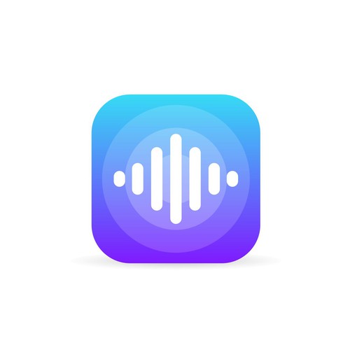 Clean App Icon for Music Player Apps