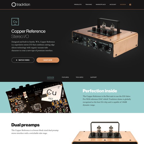 Copper Reference audio interface