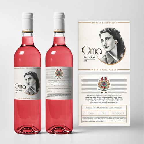 Wine label. The First in a New Series of Wines.
