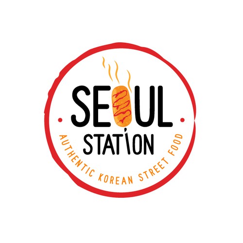 Korean fast food logo