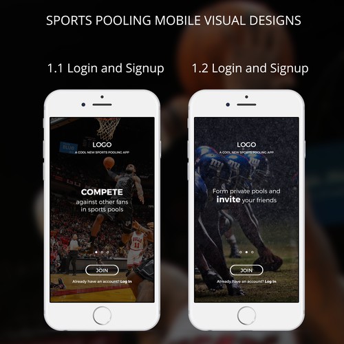 Design a cool new sports pooling app