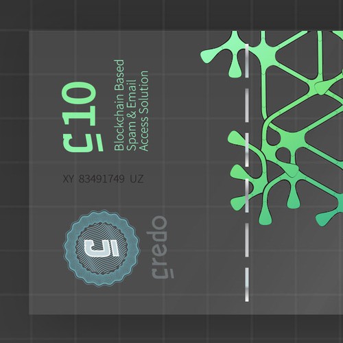 Cryptocurrency banknotes design.