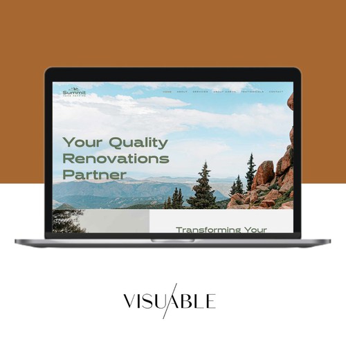 Branding & Squarespace Website for Home Repairs Firm  