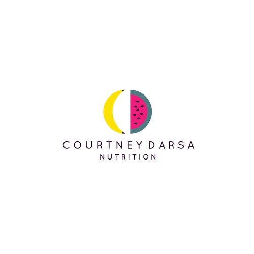 Minimalist logo for a nutritionist