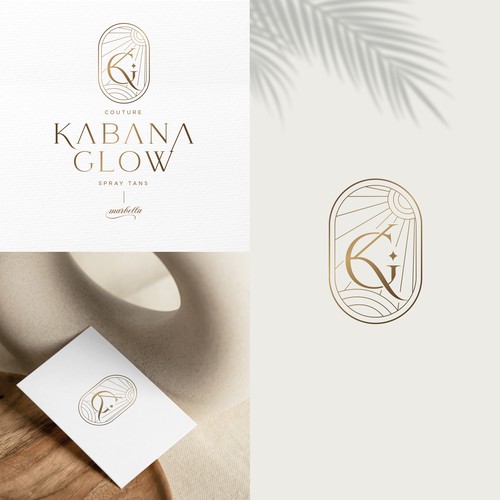 Tanning company logo design